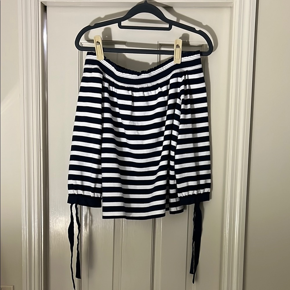 Striped Off-Shoulder Top